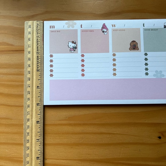 Sanrio x Erin Condren Stationery Bundle -Lined Notebook & Weekly Notepad Planner - Picture 9 of 12